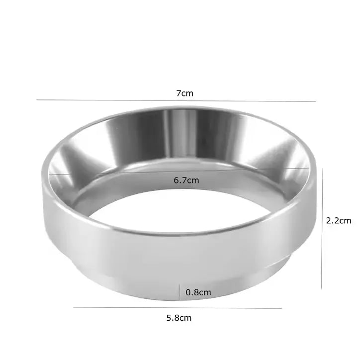 Kaffee Dosier Ring Dosiertrichter Siebträger Mit Magnet 58mm Aluminium